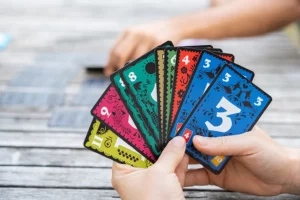 Trio Photo cartes main
